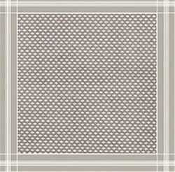 Pierrot, Coprimache TNT Airlaid, 100 x 100 cm, 25 pièces, couleur gris, ligne verte - Airlaid décoré Duo