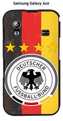 Onozo Coque Samsung Galaxy Ace Design Foot Allemagne Fond Drapeau