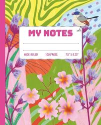 My Notes: A Nature-Inspired Lined Notebook for School, Home and Office Supplies