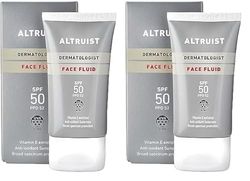 Altruist Dermatologist SPF50 Light Face Fluid - Protector solar diario de 50 ml. (Paquete de 2)
