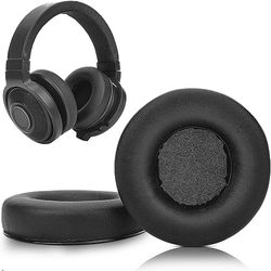 SOULWIT vervangende oorkussens voor Razer Kraken 1st Gen, Kraken 2014 Pro V1, Kraken 7.1 V1, Kraken 2014 USB, Kraken gesmede hoofdtelefoon, met zacht eiwitleer (zwart)