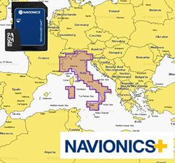 Navionics Uniseks volwassenen NN-772 NAEU073R-ITALY, Lakes & Rivers EU073R-REGULAR, veelkleurig, standaard