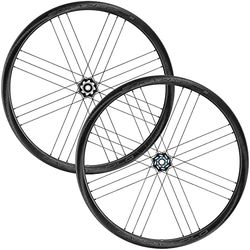 Campagnolo Bora WTO 33 Disc Brake 2-Way Fit Tubeless Wheelset, Dark Label, Shimano/SRAM Freehub