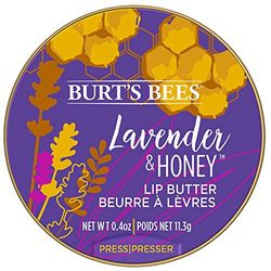 Burt's Bees 100% naturligt fuktgivande läppsmör med lavendel & honung, 11,3 g
