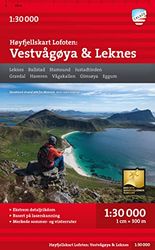 Lofoten: Vestvågøya - Leknes - Høyfjellskart (High alpine map)