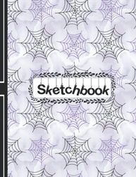 Sketch Book: Spider Notebook for Drawing, Writing, Painting, Sketching or Doodling, 110 Pages (8.5 x 11 inches)