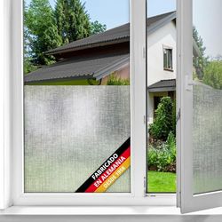 d-c-fix vinilo adhesivo para cristales ventanas Lynn estático opaco translúcido privacidad decorativo para mampara de ducha baño lámina pegatina 45 cm x 1,5 m