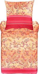 Bassetti Set di Biancheria da Letto, Cotone, Colore: Arancione, 200 x 200