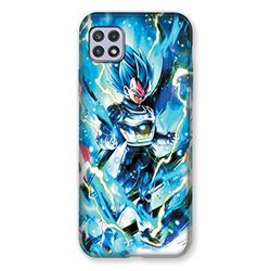 Cokitec Cover per Samsung Galaxy A22 5G Manga Dragon Ball Vegeta Blu