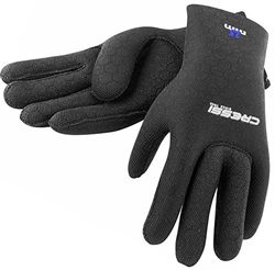 Cressi Sub S.p.A. High Stretch Gloves Gants de plongée Adulte Unisexe, Noir/Bleu (2.5 mm), S