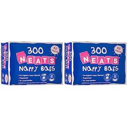Robinson 8076A Neats Nappy Bags (Pack of 600), 285 x 310mm