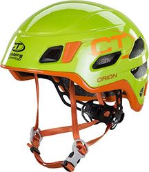 Climbing Technology Orion 6X94209AB1CTSTD Casco Verde/Arancione L/XL