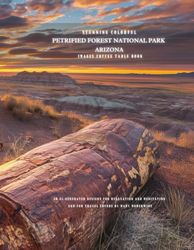Stunning Colorful Petrified Forest National Park Arizona Images Coffee Table Book: 40 AI-Generated Designs for Relaxation and Meditation and for Travel Lovers