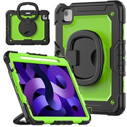 Funda para iPad Pro de 11 Pulgadas, 2022/2021/2020/2018, Resistente a los Golpes, iPad Pro 11, Correa de Mano giratoria 360