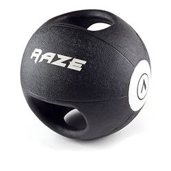 Raze Dual Grip Medicine Ball, Unisex, 230019, Nero, 7 kg