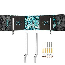 YYST Support mural pour snowboard - Matériel et couvercle à vis inclus - Peut contenir 1 planche