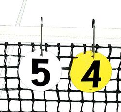 Tourna Draagbare Tennis Score Keeper, Past Over Net