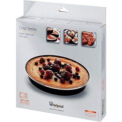 Whirlpool AVM280 – mikrovågstillbehör/crispbakform liten (Ø 28 cm)/lämplig även för mikrovågsugnar från Bauknecht