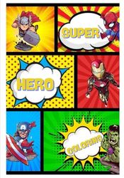 Superhero Coloring