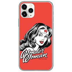 ERT GROUP mobiltelefonfodral för Iphone 11 originalt och officiellt licensierat DC mönster Wonder Woman 023 optimalt anpassad till formen på mobiltelefonen, fodral tillverkad av TPU-plast