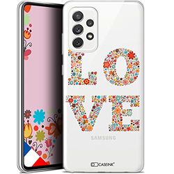 Caseink fodral för Samsung Galaxy A72 4G/5G (6.7) [HD gel tryckt i Frankrike sommar design kollektion Love Flowers - mjuk - ultratunn]