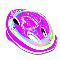 Sport1 Easy Kinderfietshelm met meerdere maten, verstelbaar koord, voor kinderen van 4 tot 8 jaar, kinderhelm van 52 tot 56 cm hoofdomtrek, veilig en comfortabel, fuchsia