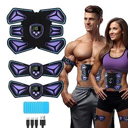 GROSBEAK Klq-2h, EMS Electroestimulador Muscular Unisex Adulto, Viola, Medio