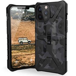 URBAN ARMOR GEAR UAG iPhone 12 Pro Max 5G – (6,7 tum) robust lätt smal stöttåligt Pathfinder SE skyddsfodral, midnatt kamouflage