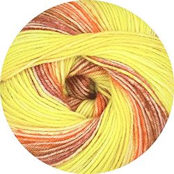 Online Línea 12 Street Design Color 130, lana de merino suave con degradado para tejer o ganchillo (merino extrafino superlavado), también adecuada como lana de calcetín