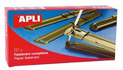 APLI – Fasteners dorati scatola 50