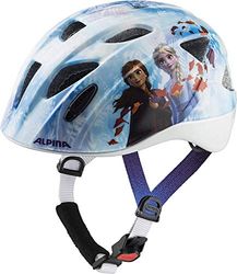 ALPINA XIMO DISNEY - Lichte, veilige en onbreekbare Disney fietshelm met optioneel ledlicht voor kinderen, Frozen II gloss, 47-51 cm
