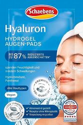 Schaebens Almofadas de hidrogel hialurónico que hidratam e reduzem as olheiras com ácido hialurónico e pantenol para todos os tipos de pele