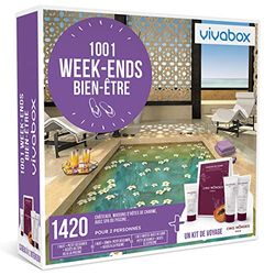 Vivabox - Coffret cadeau couple - 1001 WEEK-ENDS BIEN-ETRE - 1400 week-ends au choix + 1 kit de voyage