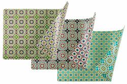 Villa d'Este Home Tivoli Set 6 Rektangulära dukar med dubbla ansikten, Agadir, Multifärg, Medium