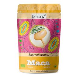 DRASANVI SUPERALIMENTO MACA CERTIFICADO BIO - Aporte de Vitaminas B3, C + Potasio - Ayuda a disminuir el cansancio y la fatiga - VEGANO - SIN GLUTEN - 225g