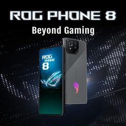 ASUS ROG Phone 8, EU Ufficiale, Grigio (Rebel Grey), 12GB RAM 256GB Storage, Snapdragon 8 Gen 3, 6,78" AMOLED 165Hz, Fotocamera 50MP con Gimbal