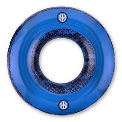 Inter - Opblaasbare donut - ideaal voor zee, strand, zwembad - voor volwassenen en kinderen - 100 x 100 cm - officieel product Inter