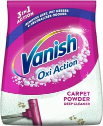 Vanish Gold Oxi Action Upholstery & Carpet Cleaner, Stain Remover Powder for Large Area Cleaning, 650g | Removes 3x More Dirt & Pet Hair vs Vacuuming Alone | Neutralises Odours | Deep Cleans