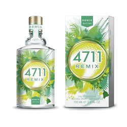 4711® Remix Cologne Green Oasis I Eau de Cologne - chispeante - libre - aventurera - ¡para una verdadera alegría de vivir! I 100 ml Natural Spray Vaporisateur