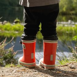 Spotty Otter Adventure Bottes en caoutchouc doublées en polaire – Rouge – Pointure 28