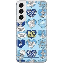 ERT GROUP mobiltelefonfodral för Samsung S22 PLUS originalt och officiellt licensierat Looney Tunes mönster Bugs 021 optimalt anpassad till formen på mobiltelefonen, fodral tillverkad av TPU-plast