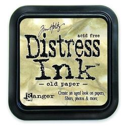 Ranger Tim Holtz Tampone di Inchiostro Distress, Vecchi Fogli di Carta, 7.5x7.5x3 cm 2 unità
