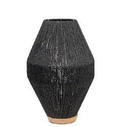 LAMPARA S/MESA CUERDA NEGRA