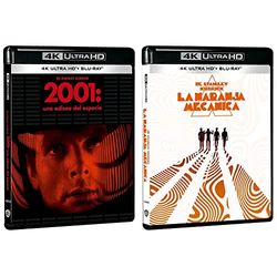 2001: Una odisea en el espacio (4K UHD + Blu-ray) [Blu-ray] & La naranja mecánica (4K UHD + Blu-ray) [Blu-ray]