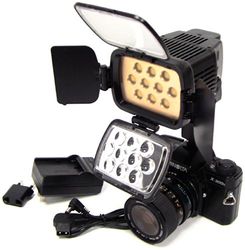 10 LED Torch 1600 lux Professional Sony F970 - Cablematic