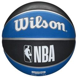 Wilson NBA Team Tribute BSKT, Basketball Unisex-Adult, Blu/Nero (Orlando Magic), Misura 7
