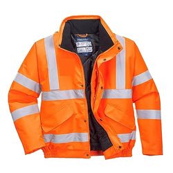 Portwest RT32ORRL Bomber ad Alta Visibilità GO/RT, Arancione, L