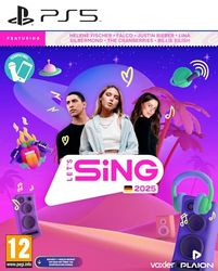 Let's Sing 2025 tysk version (PlayStation 5) (AT-PEGI)