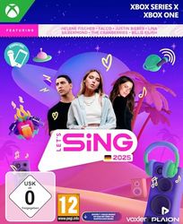 Låt oss sjunga 2025 tysk version (Xbox One/Xbox-serien X)
