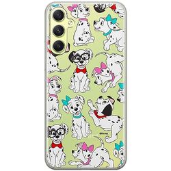 ERT GROUP mobile phone case for Samsung A34 5G original and officially Licensed Disney pattern Dalmatians 006 optimally adapted to the shape of the mobile phone, partially transparent